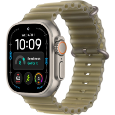 Apple Watch Ultra 4 (2026) 49mm Natural Titanium Case /Translucent Kelp Ocean Band