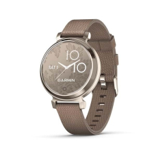 Garmin Lily 2 Classic 38 mm Cream Gold / Coffee Nylon Band (010-02839-62)